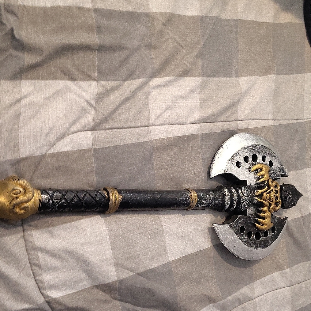 Spirit Kids Battle Axe Costume Accessory - Gold and Black